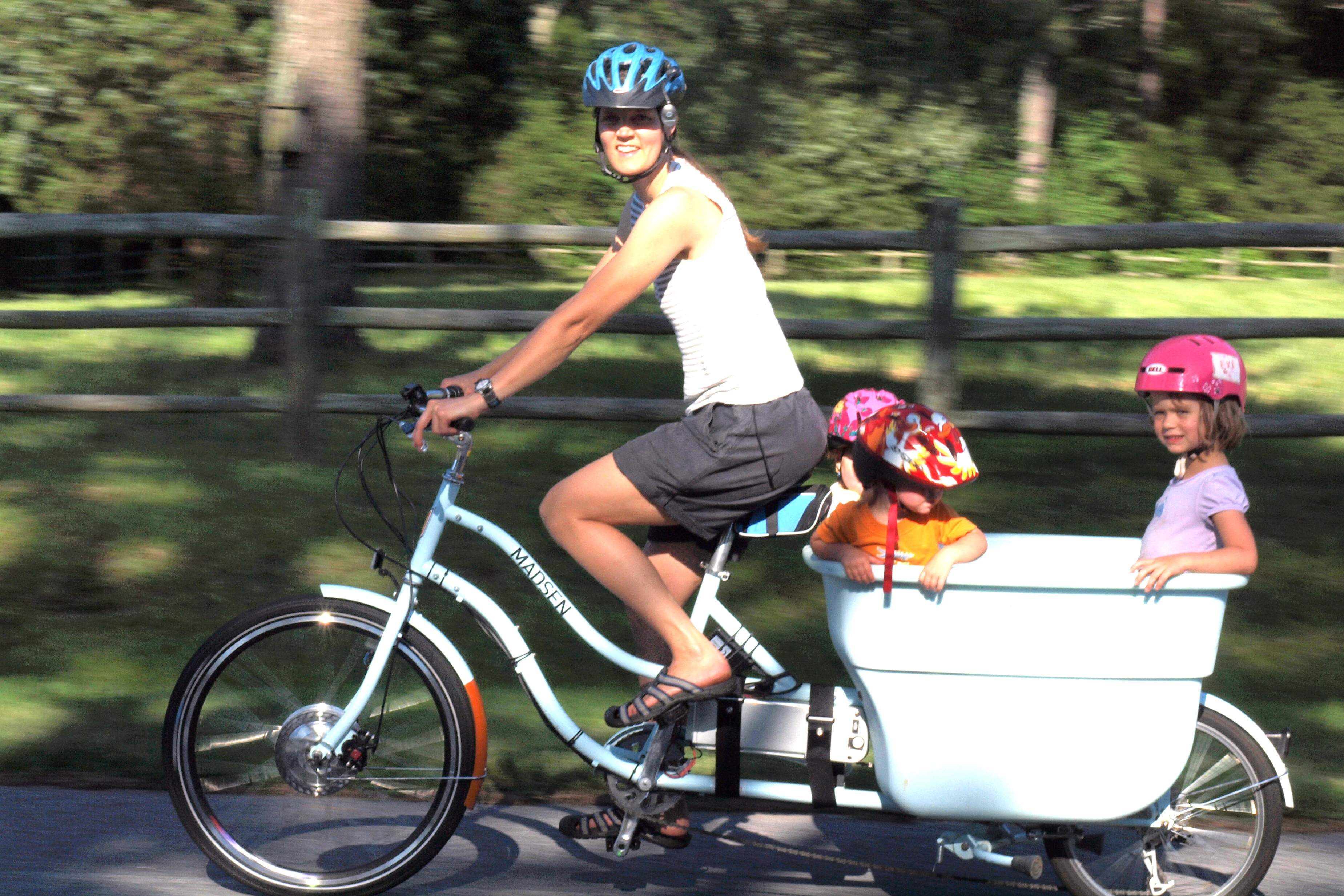 Child Bike Seat, Bike Trailer, or Cargo Bike? Exploring the options A great article exploring the options for carrying kids by bike.